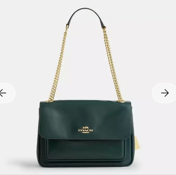 Coach Handbags - Coach Elodie Crossbody Bag - Dark Green